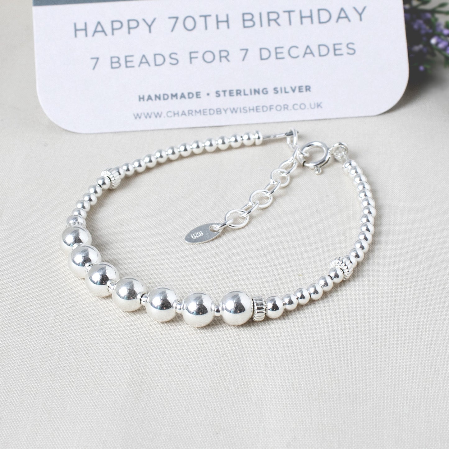BEATRICE 70TH BIRTHDAY BRACELET