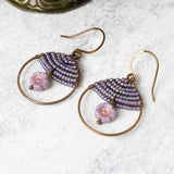 Blossom Earrings in Lilac