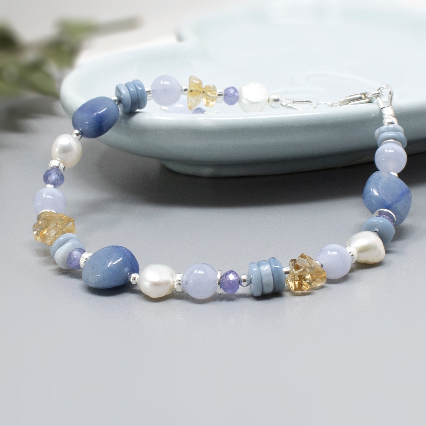 Forget Me Not Multi Gemstone Bracelet