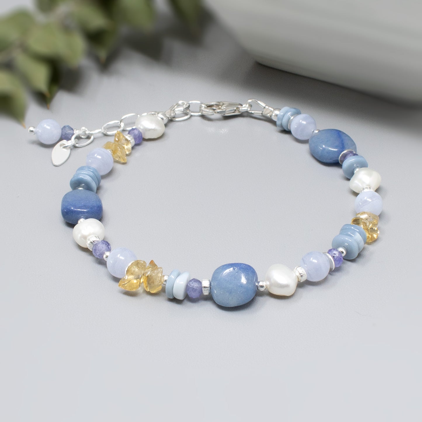 Forget Me Not Multi Gemstone Bracelet