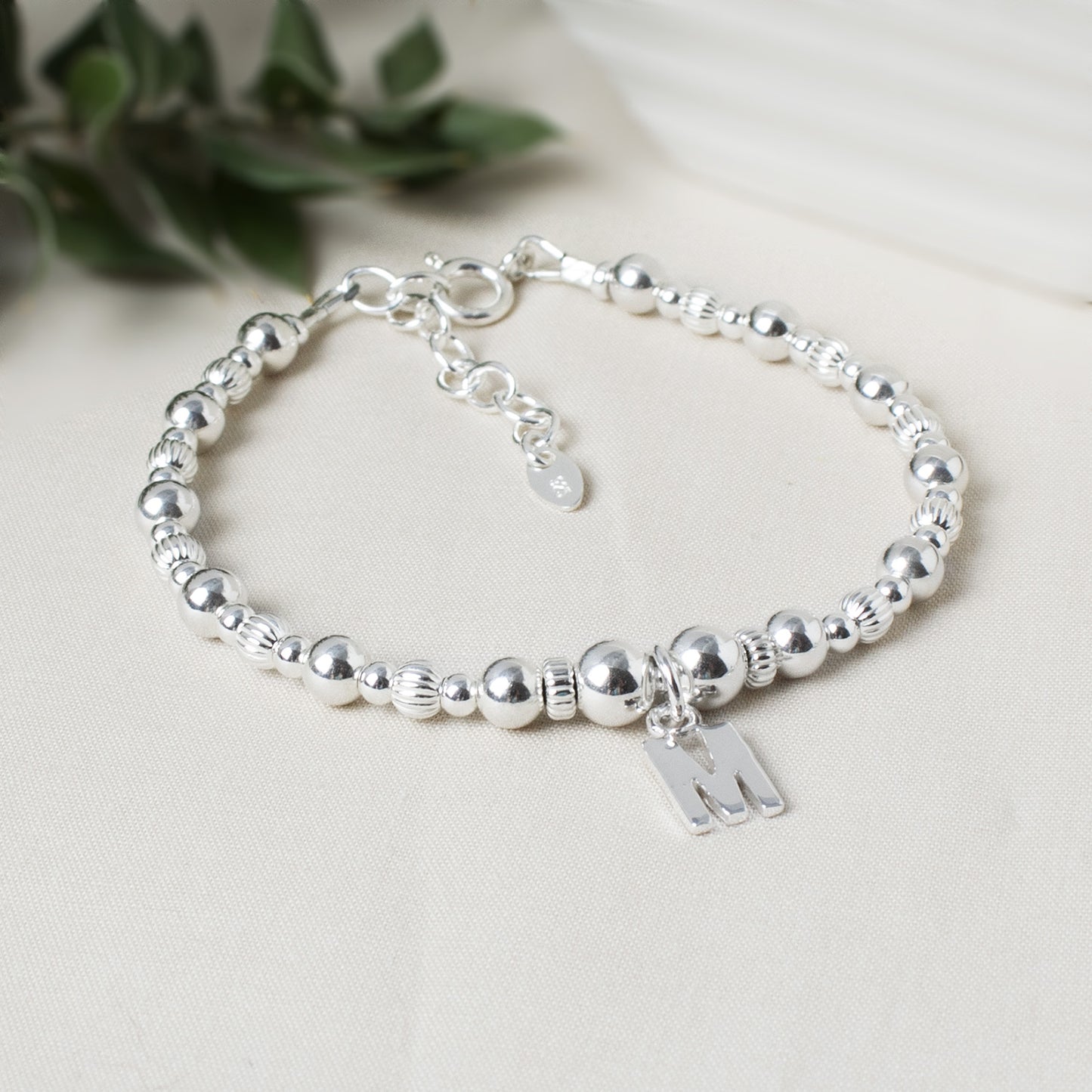 MAISIE Initial Bracelet | 925 Sterling Silver