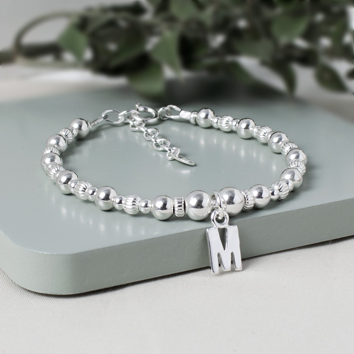 MAISIE Initial Bracelet | 925 Sterling Silver