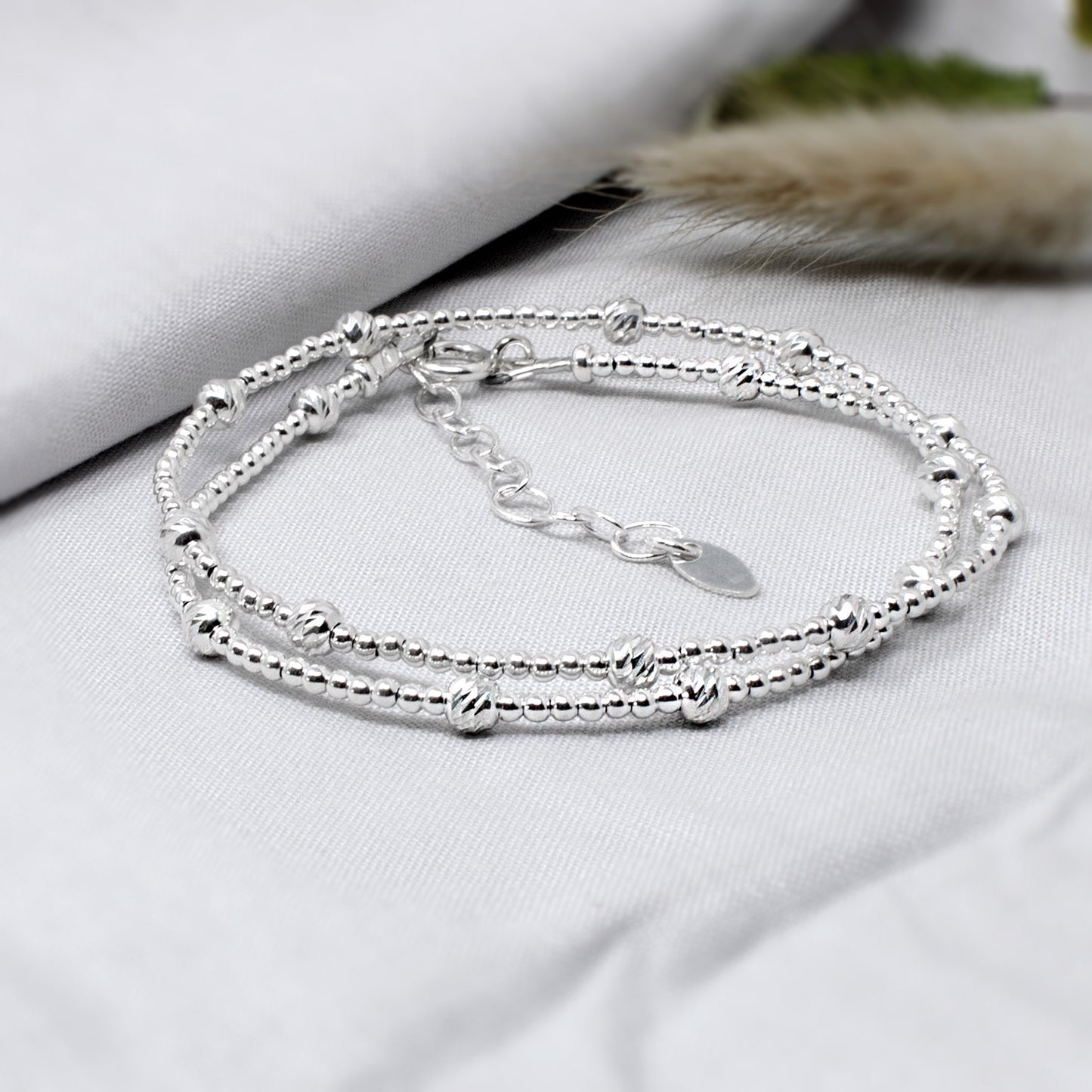 Satellite Sparkle Double Wrap Bracelet