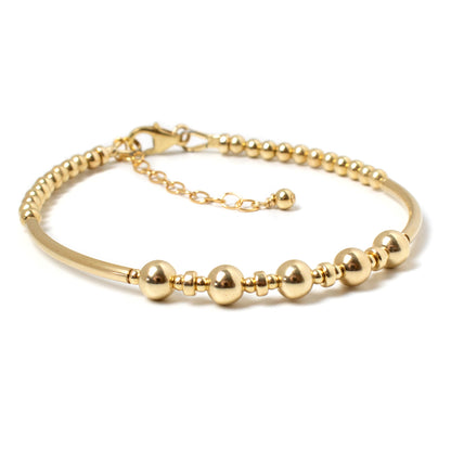 50th Birthday Bracelet, 14ct Gold Fill