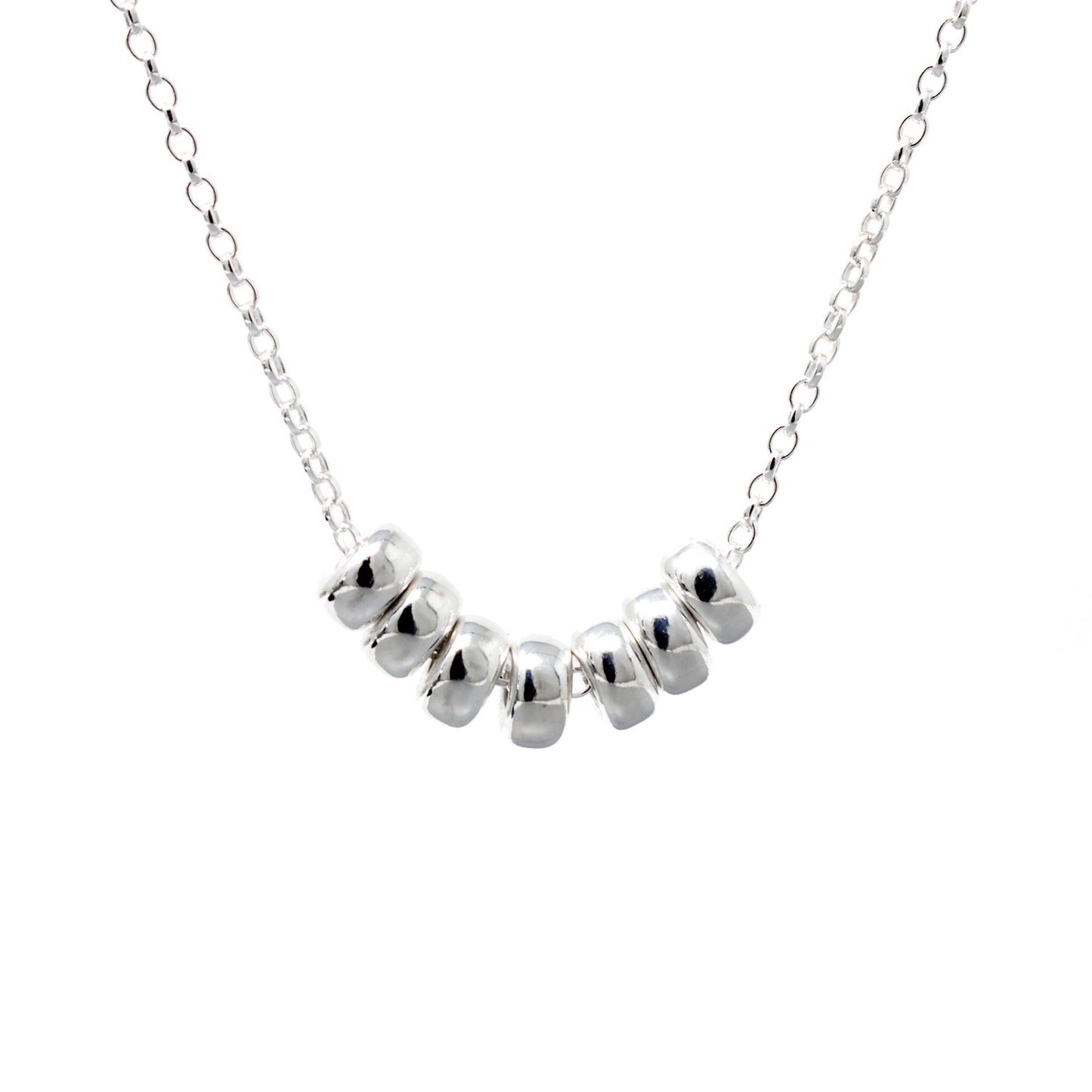 70th Birthday Necklace Sterling Silver, Kate