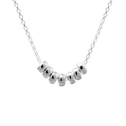 70th Birthday Necklace Sterling Silver, Kate