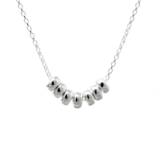 70th Birthday Necklace Sterling Silver, Kate