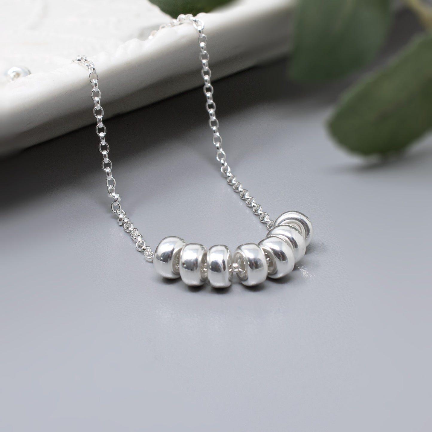 70th Birthday Necklace Sterling Silver, Kate