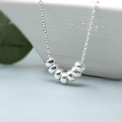 70th Birthday Necklace Sterling Silver, Kate
