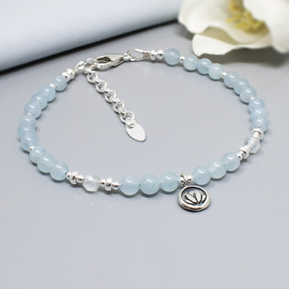 Calm & Light Aquamarine Bracelet