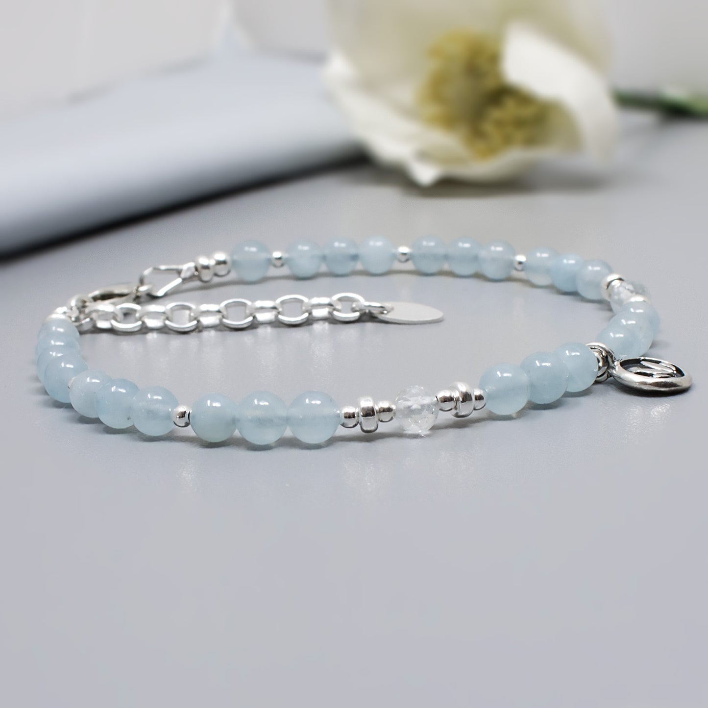 Calm & Light Aquamarine Bracelet
