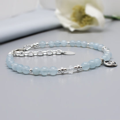 Calm & Light Aquamarine Bracelet