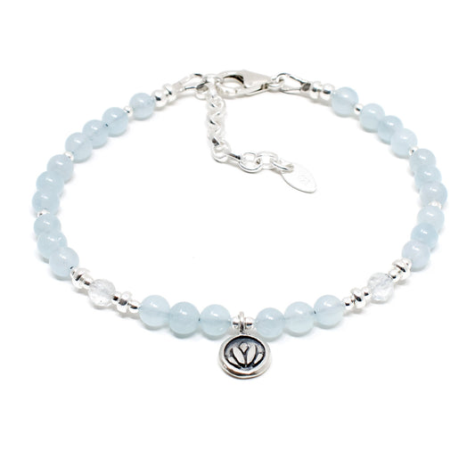Calm & Light Aquamarine Bracelet