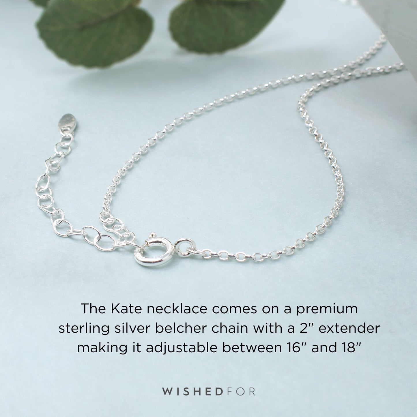 70th Birthday Necklace Sterling Silver, Kate