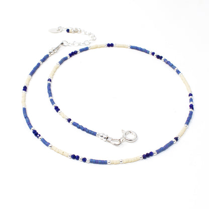 Lapis Lazuli Beaded Wrap Bracelet