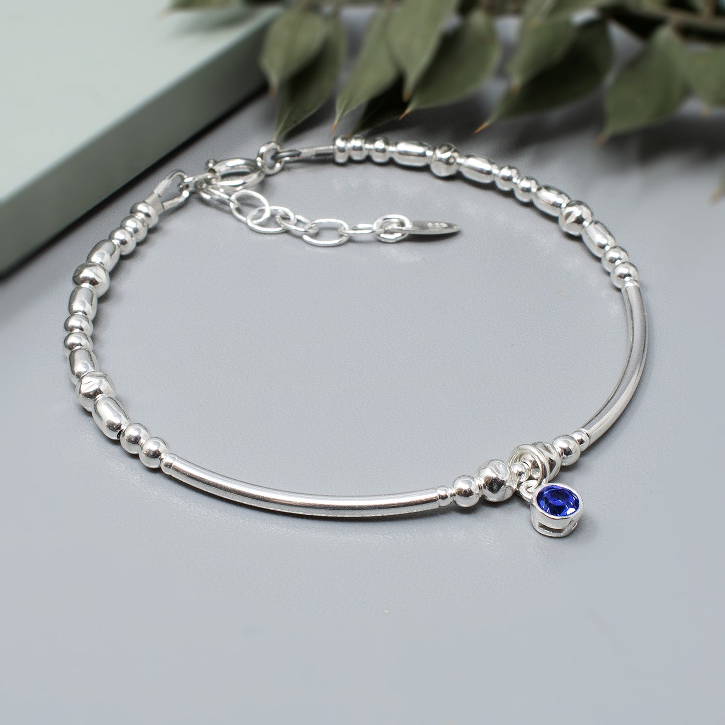 Sterling Silver Birthstone Bracelet