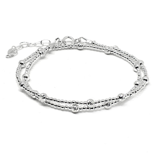 Satellite Sparkle Double Wrap Bracelet